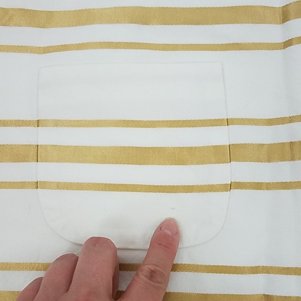 🍍J Crew Gold Stripe Skirt 6 - Picture 7 of 7